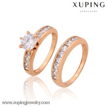 C209101-12814 modeschmuck China großhandel roségold ring designs luxus glas ringe charme schmuck geschenk für frauen
